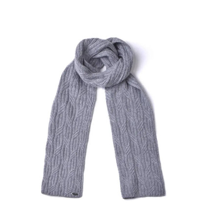 Шарф жіночий однотонний вовна сірий AMALA 444-715 Шарф жіночий однотонний вовна сірий AMALA 444-715