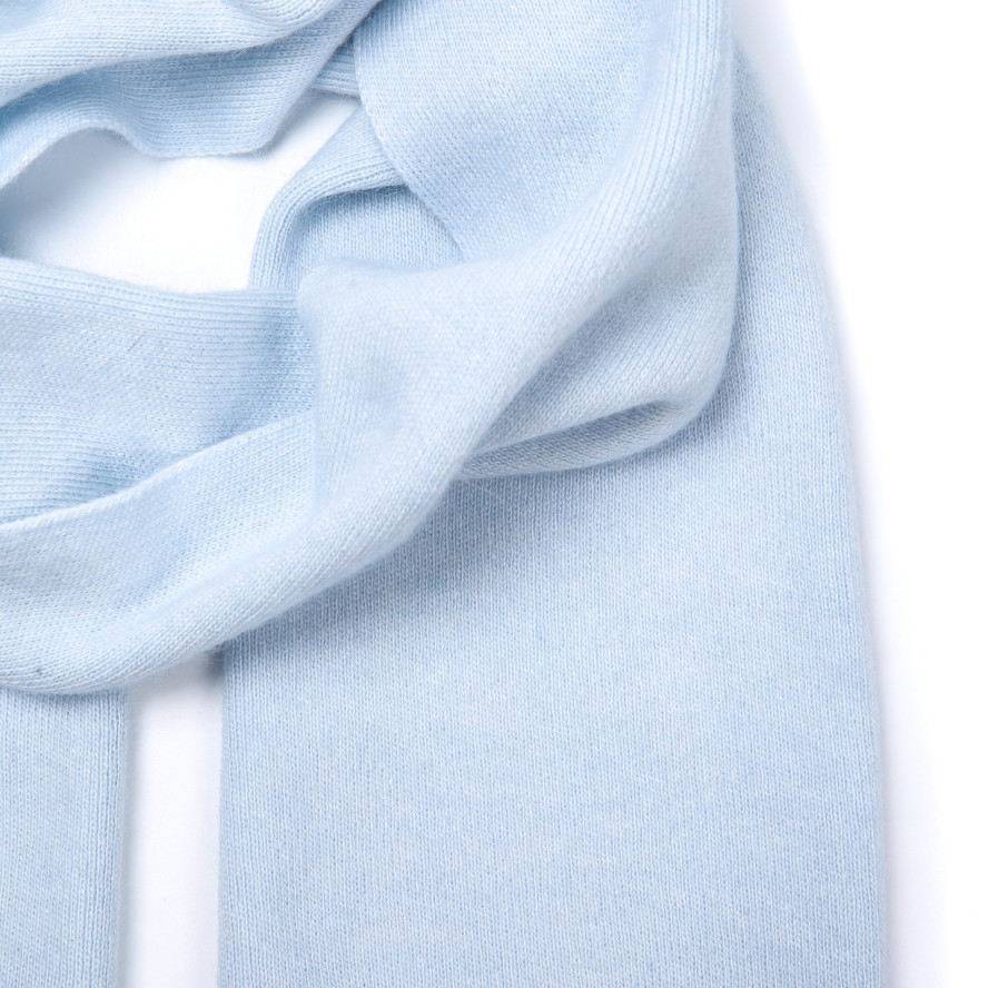 Шарф жіночий однотонний вовна блакитний FELIX 984-587, фото 2