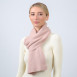 Шарф жіночий однотонний ангора бежевий HENRY 023-988, фото 2