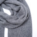 Шарф жіночий однотонний ангора сірий HENRY 023-995, фото 2
