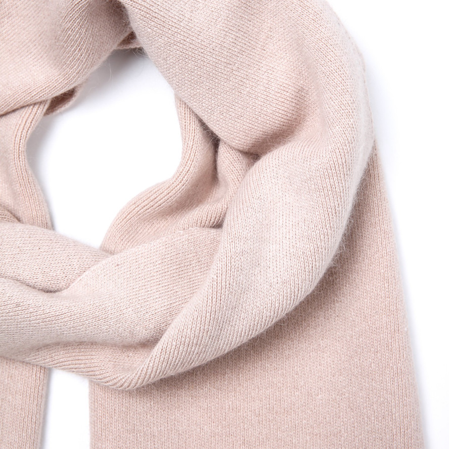 Шарф жіночий однотонний вовна бежевий FELIX 364-968, фото 2