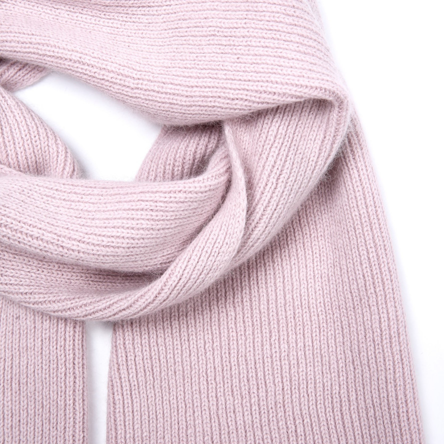 Шарф жіночий однотонний ангора рожевий HENRY 691-323, фото 2