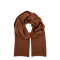 Шарф жіночий однотонний вовна коричневий FELIX 761-132