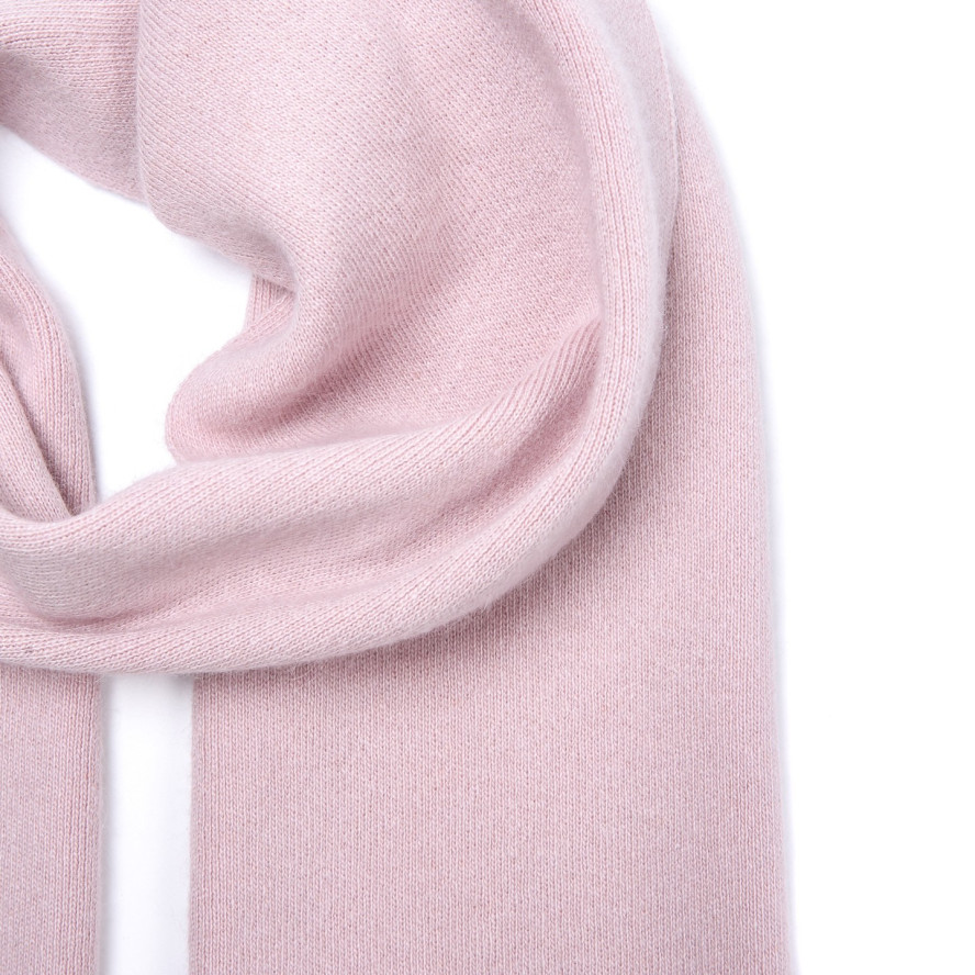 Шарф жіночий однотонний вовна рожевий FELIX 947-048, фото 2
