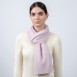 Шарф жіночий однотонний вовна рожевий FELIX 947-048, фото 3