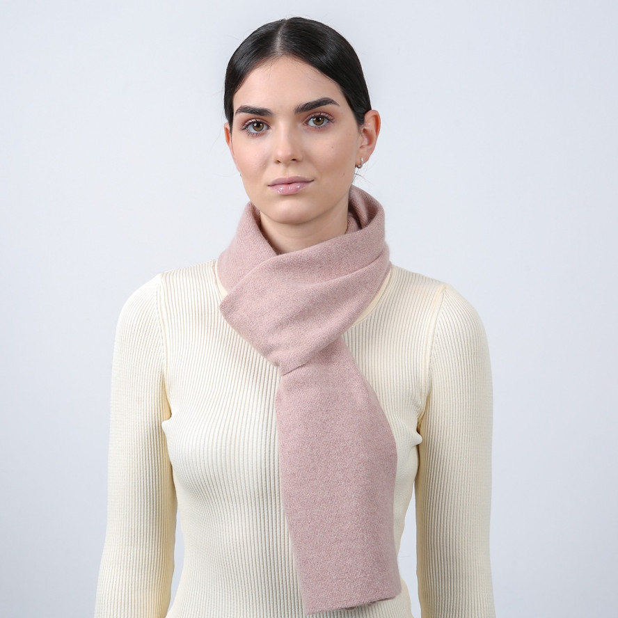 Шарф жіночий однотонний вовна бежевий FELIX 947-055, фото 3