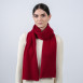 Шарф жіночий однотонний ангора бордовий HENRY 947-864, фото 3