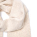 Шарф жіночий однотонний вовна бежевий FELIX 225-510, фото 2