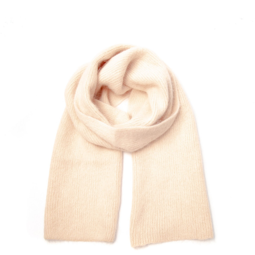 Шарф жіночий однотонний ангора бежевий JUDYT 225-633, фото 1