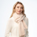 Шарф жіночий однотонний ангора бежевий JUDYT 225-633, фото 4