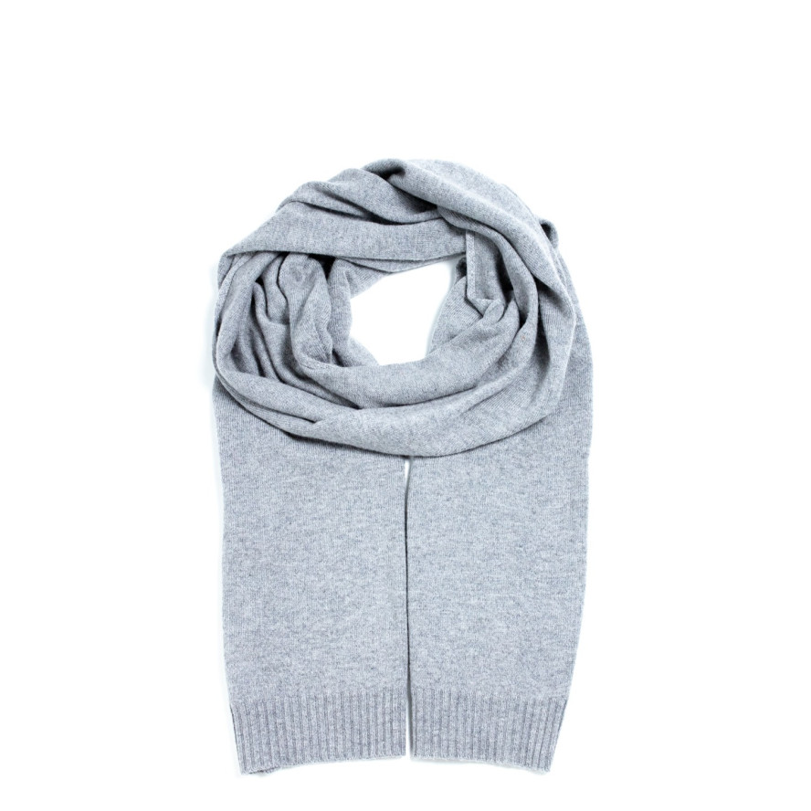 Шарф жіночий однотонний вовна сірий АЛІСІ 554-672, фото 1