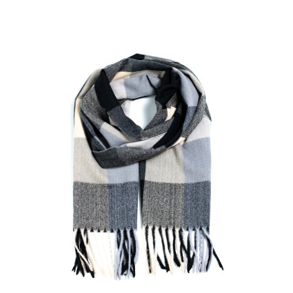 Шарф чоловічий клітинка кашемір НОЛАН 554-726 Шарф чоловічий клітинка кашемір НОЛАН 554-726