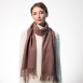 Шарф жіночий однотонний кашемір коричневий ЛЕОН 554-771, фото 4