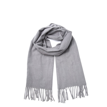 Шарф жіночий однотонний кашемір сірий ЛЕОН 554-795