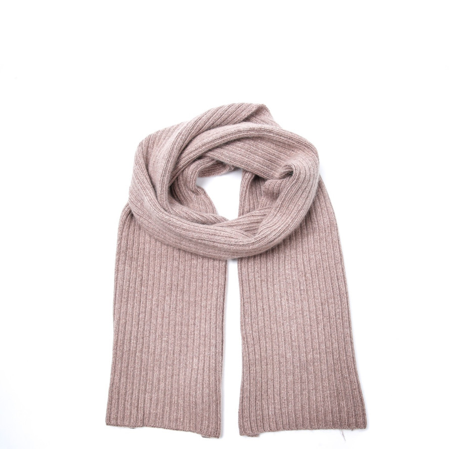 Шарф жіночий однотонний вовна бежевий ТЕОДОР 581-593, фото 1