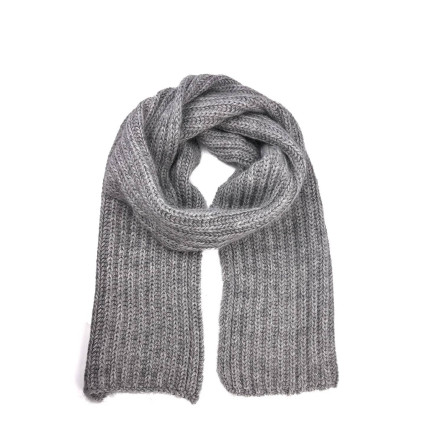 Шарф жіночий однотонний ангора сірий БЕРНА 597-730 Шарф жіночий однотонний ангора сірий БЕРНА 597-730