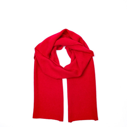 Шарф жіночий однотонний вовна червоний FELIX 614-994