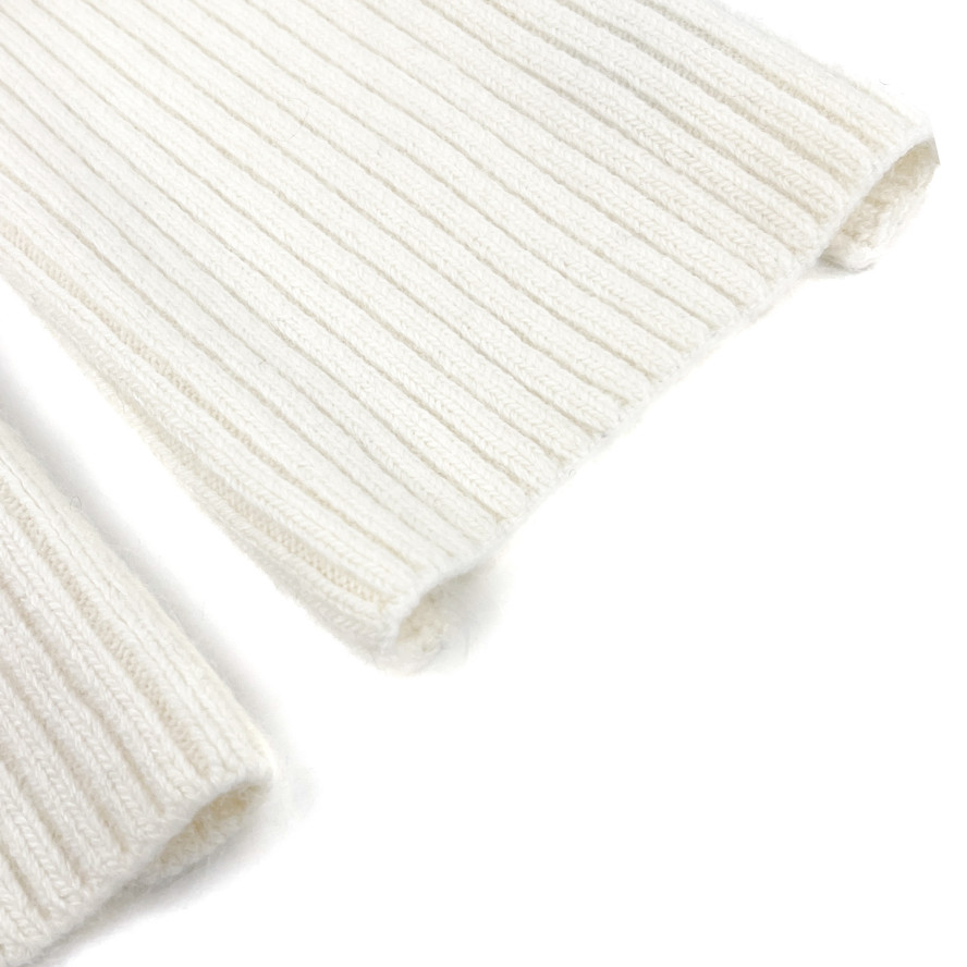 Шарф жіночий однотонний вовна білий ТЕОДОР 626-126, фото 2