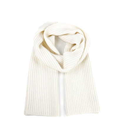 Шарф жіночий однотонний вовна білий ТЕОДОР 626-126