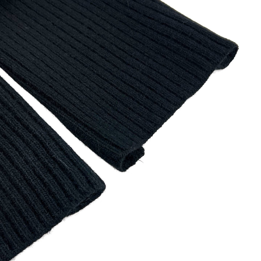 Шарф жіночий однотонний вовна чорний ТЕОДОР 626-133, фото 2
