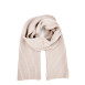 Шарф жіночий однотонний вовна бежевий ТЕОДОР 626-157, фото 1