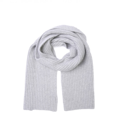 Шарф жіночий однотонний вовна сірий ТЕОДОР 843-530