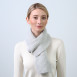 Шарф жіночий однотонний вовна сірий ТЕОДОР 843-530, фото 4