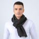 Шарф мужской елка кашемир черный ФЕРБ 883-154, фото 3
