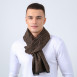 Шарф чоловічий ялинка кашемір коричневий ФЕРБ 883-161, фото 3