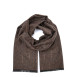 Шарф чоловічий ялинка кашемір коричневий ФЕРБ 883-161, фото 1