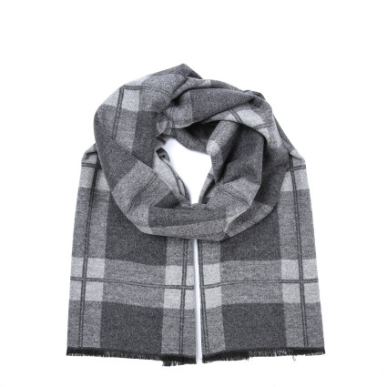 Шарф чоловічий клітинка кашемір ЮДЖИН 883-185