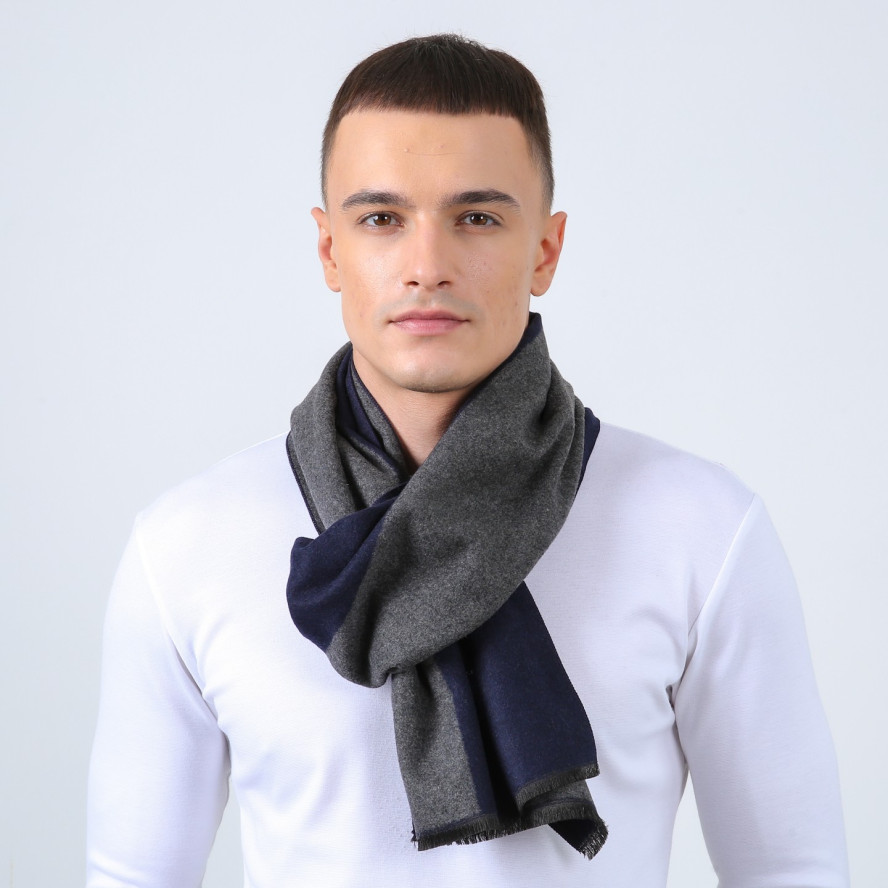 Шарф мужской полоска кашемир ПАТРИК 883-253, фото 3