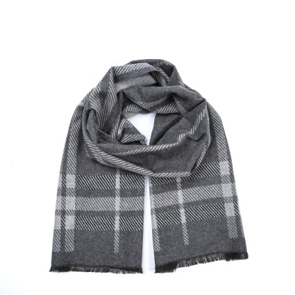 Шарф чоловічий клітинка + смужка кашемір JIM 883-277 Шарф чоловічий клітинка + смужка кашемір JIM 883-277
