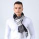 Шарф чоловічий клітинка кашемір ЛЮК 883-321, фото 3
