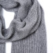 Шарф жіночий однотонний віскоза з ангорою сірий ФЛОРАН 937-093, фото 2
