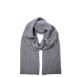 Шарф жіночий однотонний віскоза з ангорою сірий ФЛОРАН 937-093, фото 1