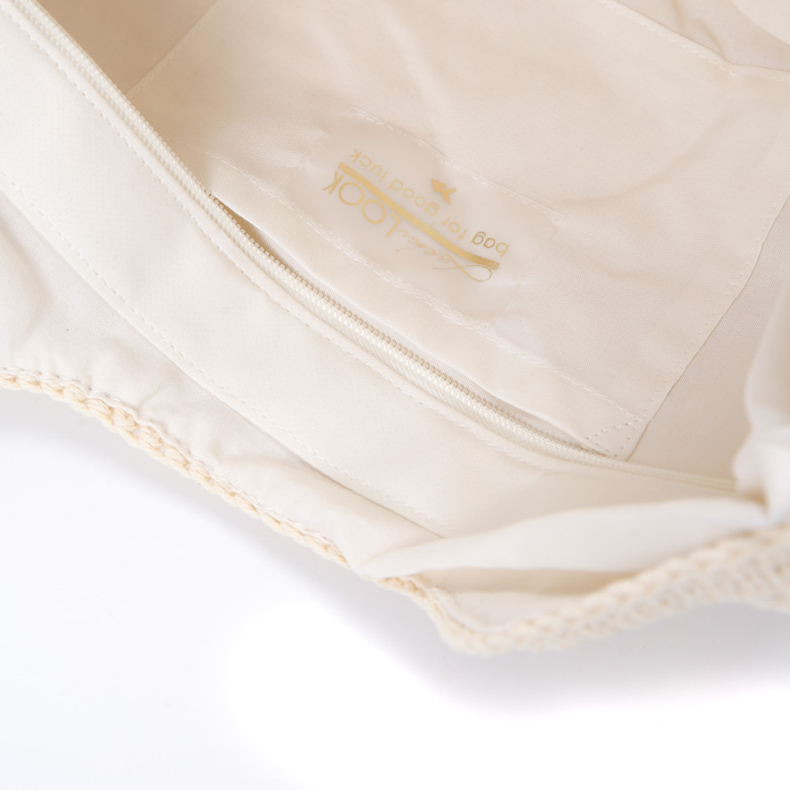 Сумка жіноча плетена папір бежева ЛІЛІБЕТ 742-277, фото 5