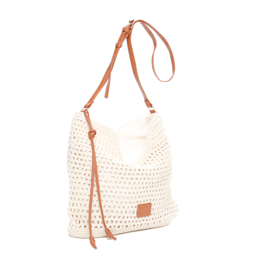 Сумка жіноча плетена папір бежева ЛІЛІБЕТ 742-277, фото 2