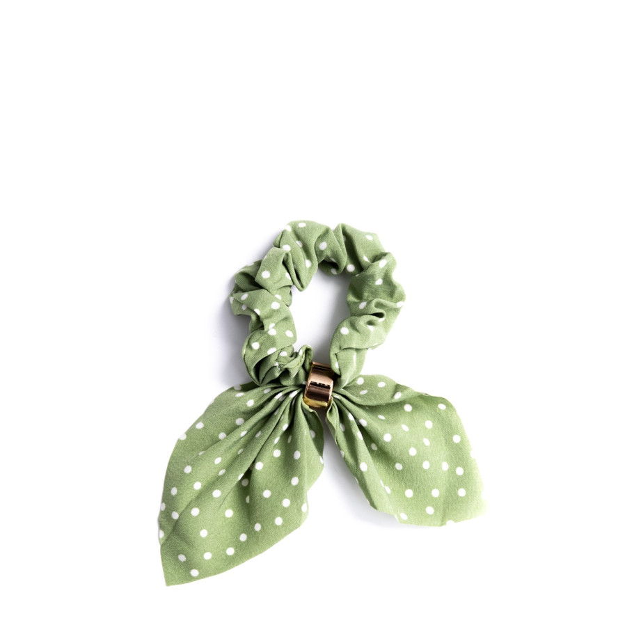 Резинка-платок для волос Твилли полиэстер зеленая АНЕЙС 385-481, фото 1