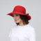 Капелюх із середніми полями жіночий папір червоний COCO 376-329