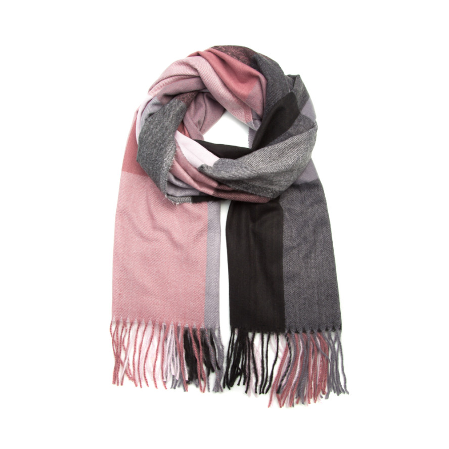 Палантин чоловічий клітинка вовна JACKSON 401-121, фото 1