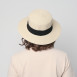 Капелюх канотьє жіночий папір бежевий ALIZ 469-397, фото 6