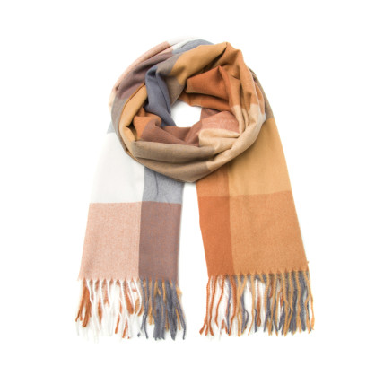 Палантин мужской клетка шерсть JACKSON 637-529 Палантин мужской клетка шерсть JACKSON 637-529