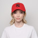 Бейсболка з регулятором жіноча котон червона BENNET 641-557, фото 5