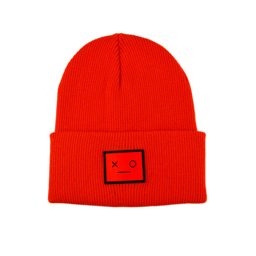 Шапка біні чоловіча бавовна червона SHANE 676-498, фото 1