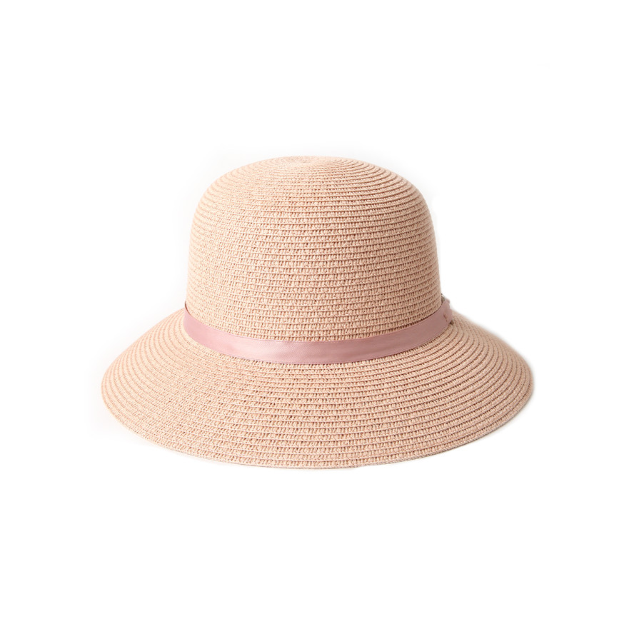 Капелюх із середніми полями жіночий папір рожевий GABRIEL 818-003, фото 2