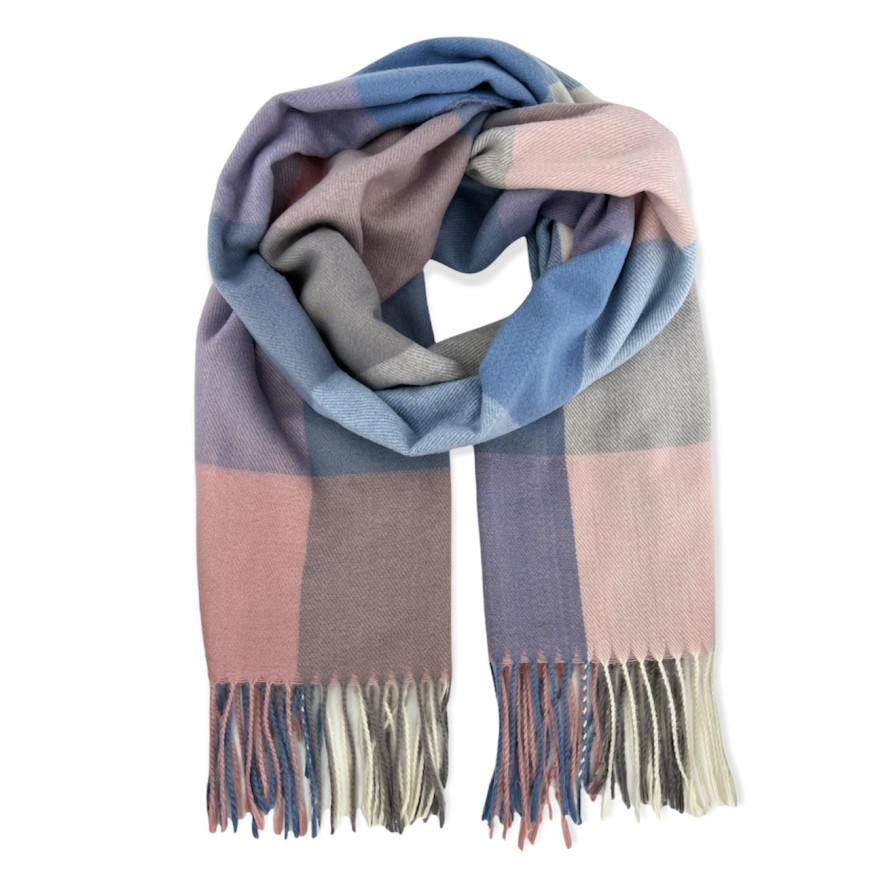 Палантин мужской клетка шерсть JACKSON 833-969, фото 1