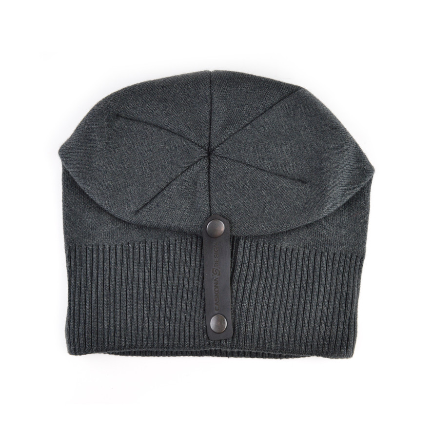 Шапка кулир мужская хлопок серая ХОРИВ 950-452, фото 2